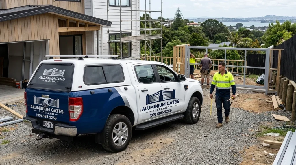 Aluminium Gates Auckland - Branded Van 2